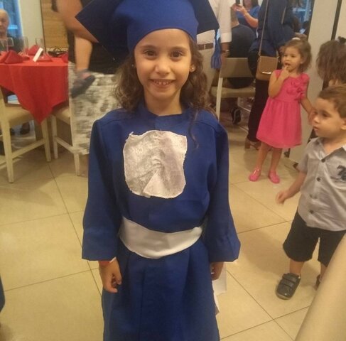 Minha formatura para o primeiro ano