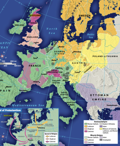 Scotland becomes Calvinist