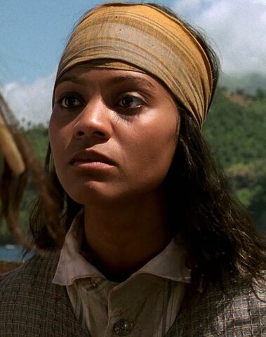 She was Anamaria in Pirates of the Caribbean