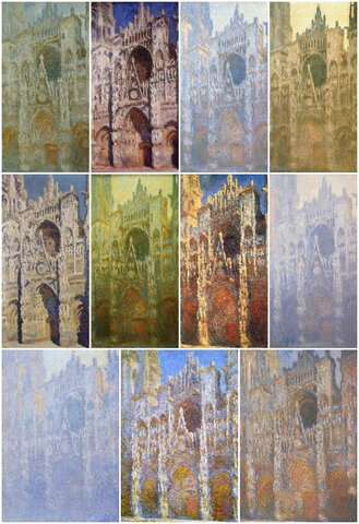 Facciate della cattedrale di Rouen