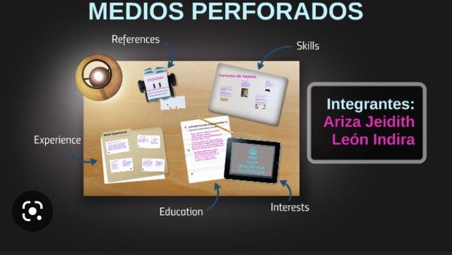 Medios perforados