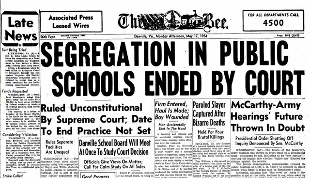 Brown v.s. Board of Education