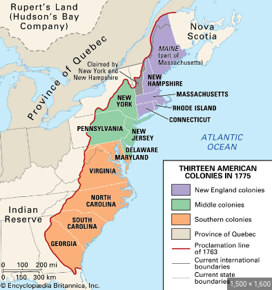 The proclamation of 1763