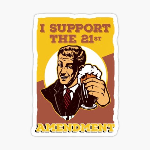 The 21st amendment was proposed