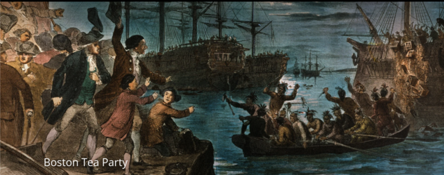 The Boston tea party
