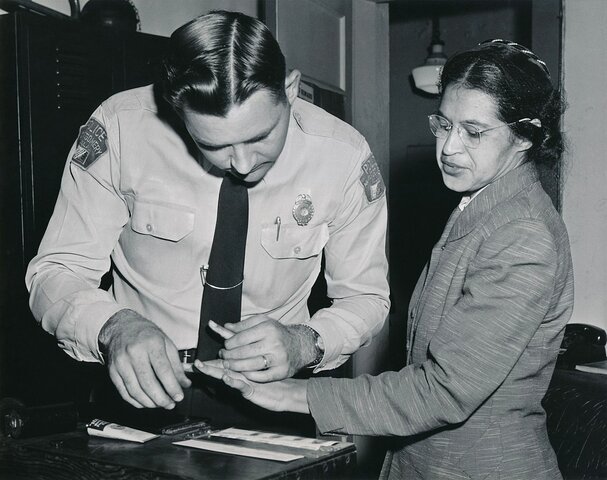 Rosa Parks —bus boycott—