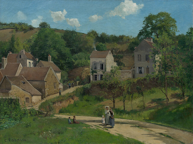L’eremo di Pontoise di Camille Pissarro