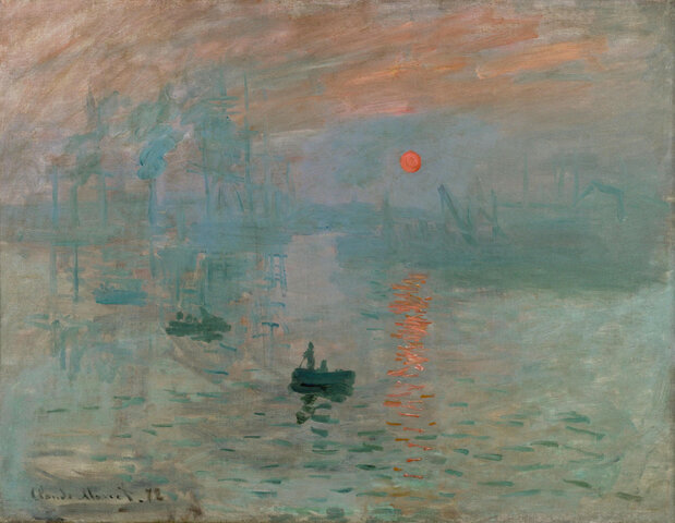 Impressione, sole nascente di Claude Monet