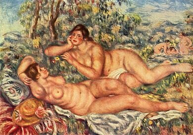 Le bagnanti 	Pierre-Auguste Renoir