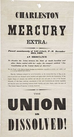 south carolina secedes from the united states