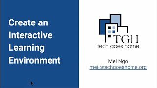 Interactive learning environments