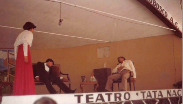 Integrante de un grupo de teatro