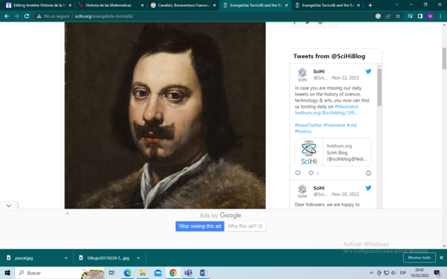 Cavalieri, Bonaventura Francesco(Milán,Bolonia,)