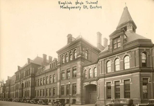 First public high school in the U.S. opens