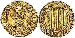 Primeras monedas de oro en la Edad Media.