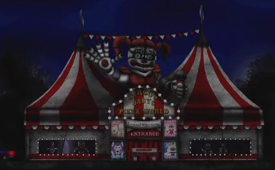 Apretura del Circus Baby Pizza Word