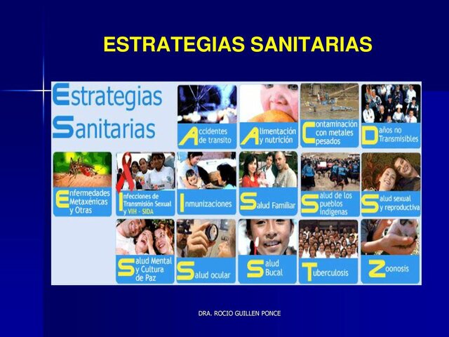 Las Diez Estrategias Sanitarias Nacionales - Perú