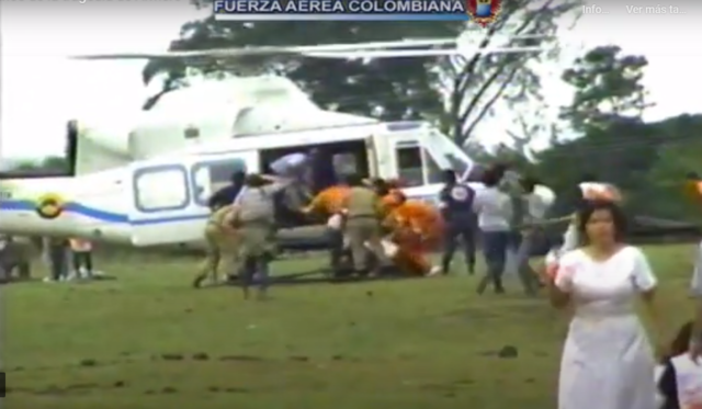 Rescate y evacuación de los sobrevivientes