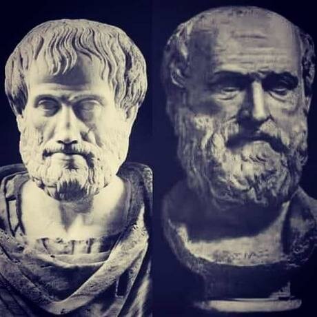 Aristóteles e Hipócrates