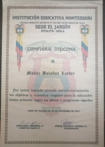 Graduación básica primaria