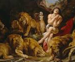 Daniel and the lions den