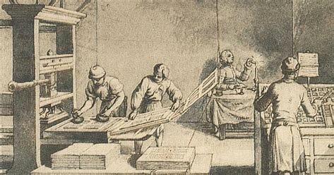 L'imprimerie par Gutenberg
