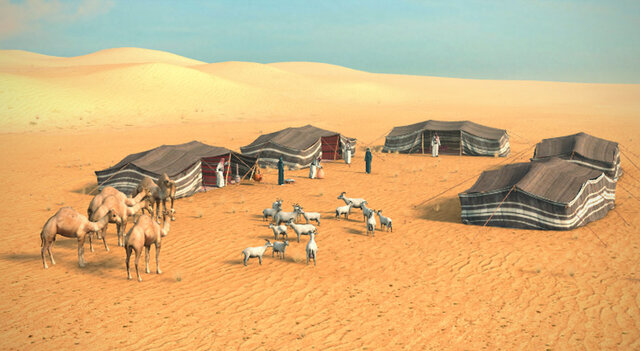 Primeros vestigios de membranas textiles en fachadas y cubiertas.