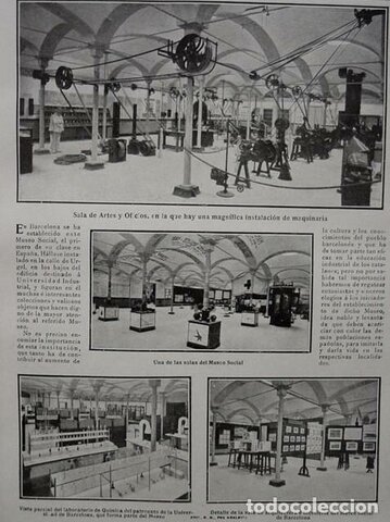 1909. Museu Social, dirigido por Josep Maria Tallada