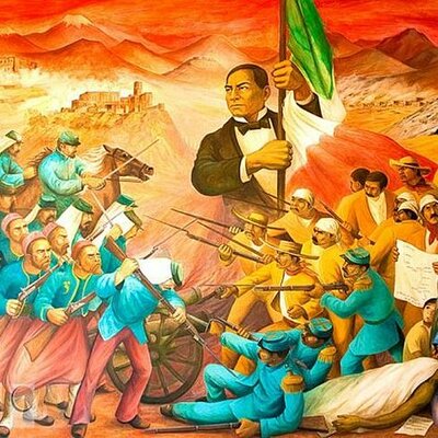 Timeline: Segunda intervencion francesa y triunfo de la republica