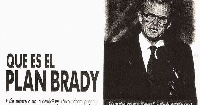 El Plan Brady y la renegociación de la deuda