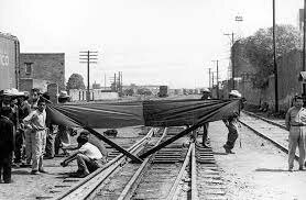 Movimiento de ferrocarrileros.