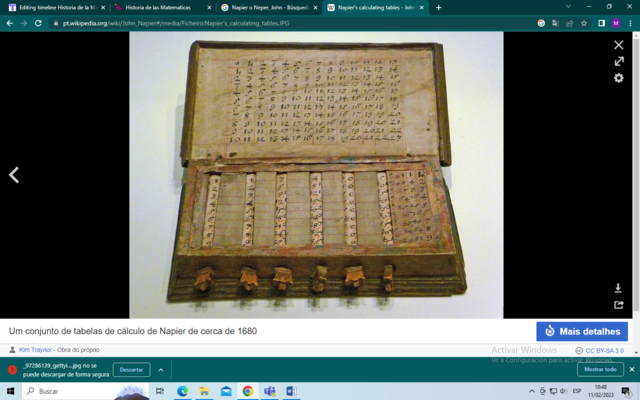 Napier o Neper, John(Merchiston Castle, Escocia)