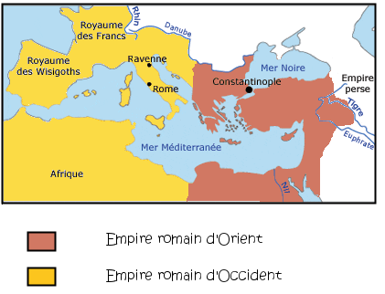 Division de l'Empire romain