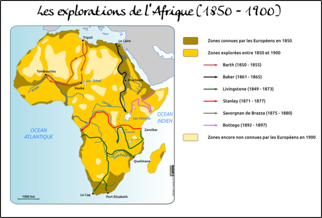 Exploration de l'Afrique: Recherche de matières premières 1850-1880