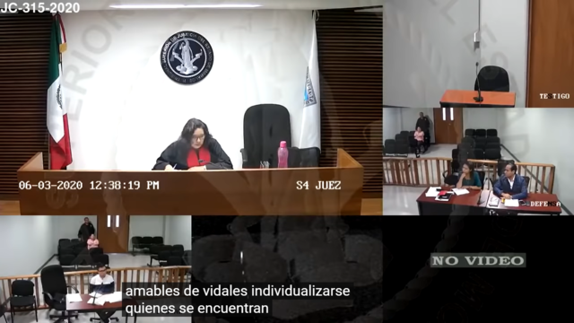 6. El Juez de control identifica a las partes