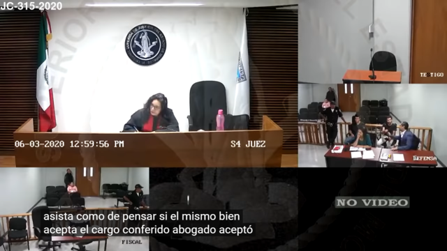8. El Juez de control pregunta a los imputados para designar  al licenciado que lo asiste como abogado defensor
