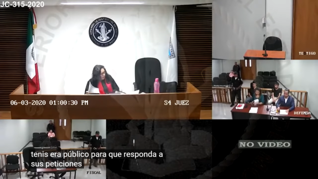 9. El Juez de control concede la voz al fiscal para que justifique la detención