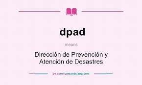 Dirección de prevención y atención de desastres