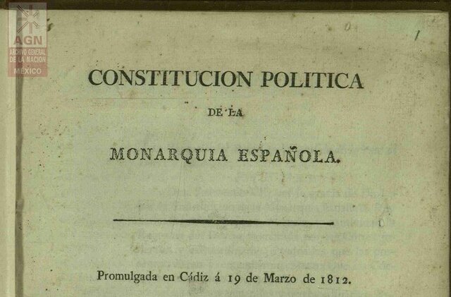 CONSTITUCIÓN PÓLITICA DE LA MONARQUIA ESPAÑOLA