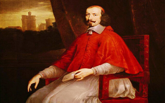 Il cardinale Mazzarino continua l'operato di Richelieu