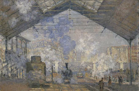 La stazione di Saint-Lazare; Monet