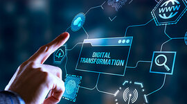 Timeline: Evolución sobre el concepto de transformación digital y los factores (tecnologías emergentes, cultura digital, talento humano) inherentes a estos cambios.