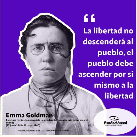 Emma Goldman hace un ensayo sobre el anarquismo y el feminismo
