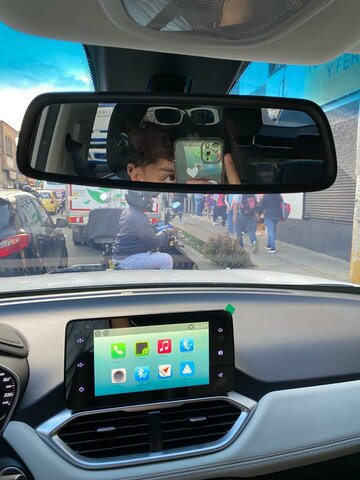 I'm used to driving any car.