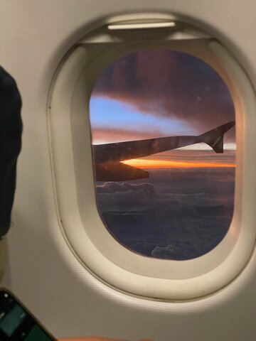 I'm getting used to traveling a lot more for my studies.