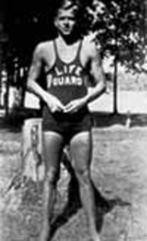 Ronald Reagan is a lifeguard!