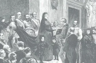 MARIA CRISTINA JURA ANTE LAS CORTES