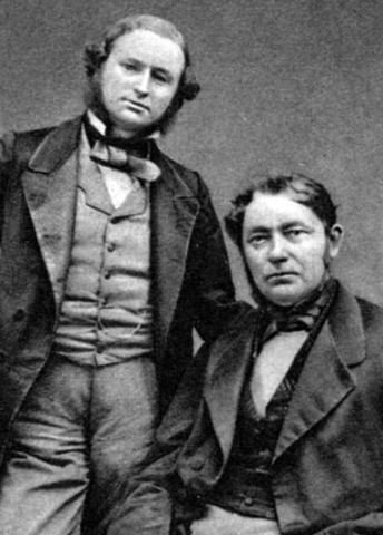 Gustav Kirchhoff y Robert Bunsen