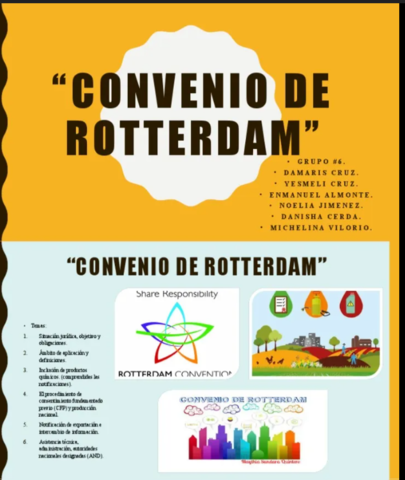 CONVENIO DE ROTTERDAM