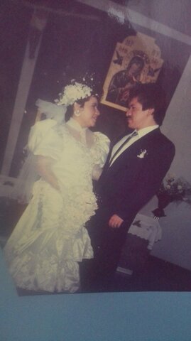 My parents got married